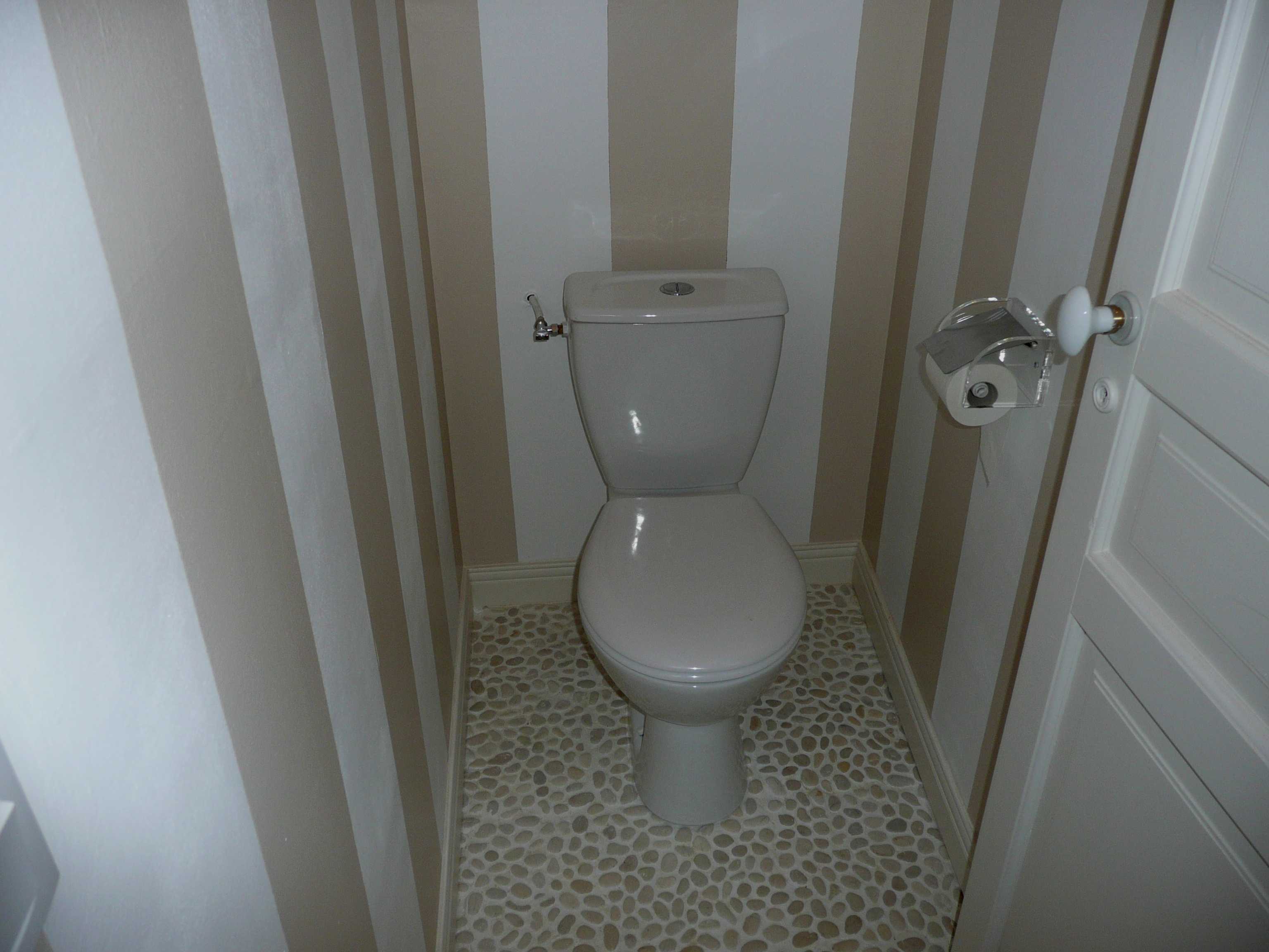 Décoration wc galets