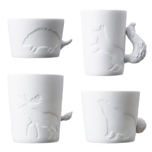 mugs photophores animaux de la foret Fleux