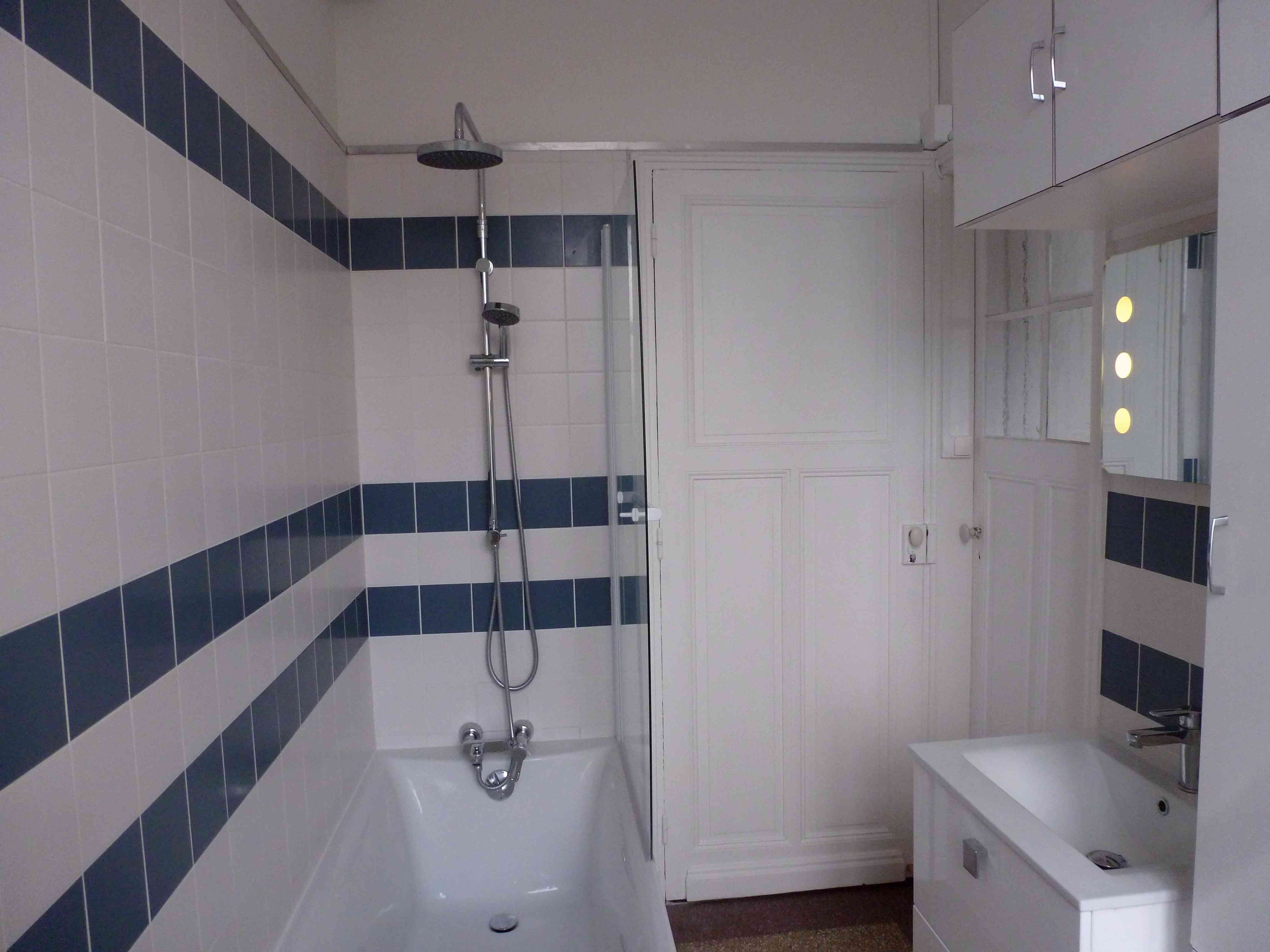 1 an, 3 salles de bain (1) : bleu et blanc