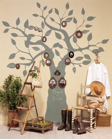 arbre-genealogique-peinture-mur Marie-Claire-idees