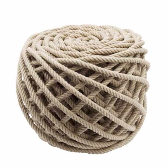 Pouf corde Flax Ottoman Christien Meindertsma