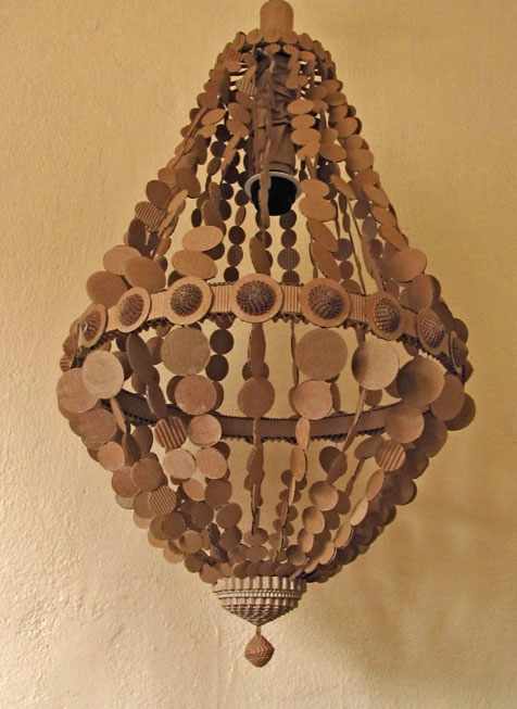 lustre montgolfiere carton Sarreve