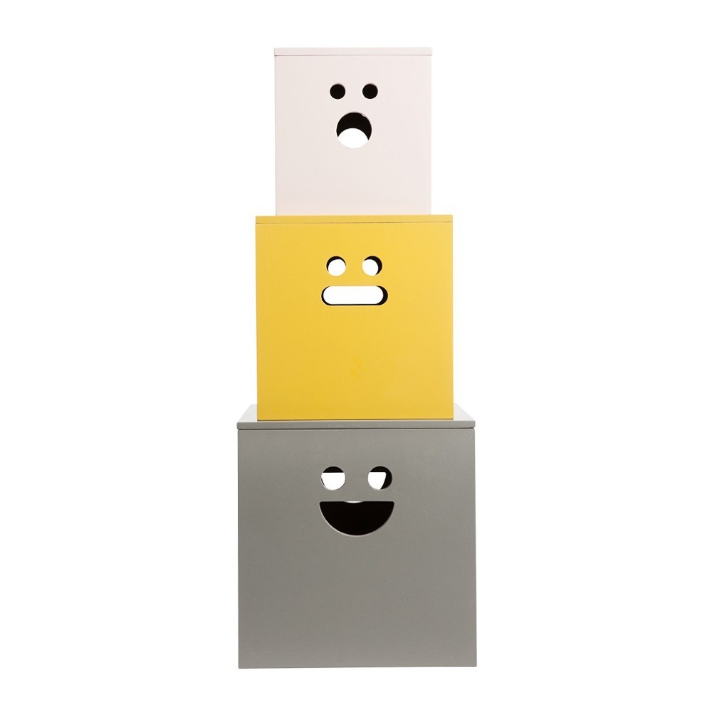Chambres d'enfants : en jaune et gris
