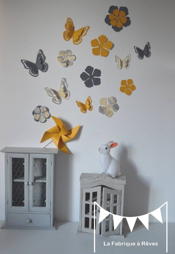decorations-murales-stickers-papillons-et-fleurs-gris-La-fabrique-a-reves