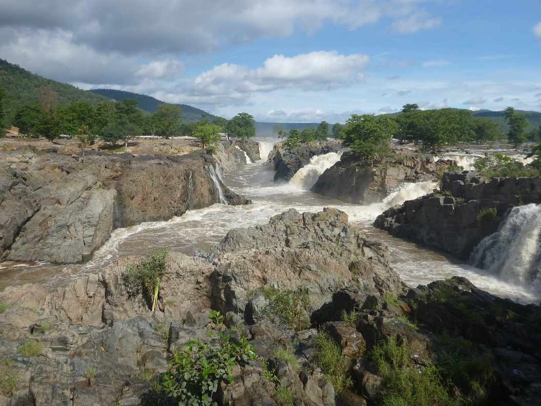 Hogenakkal falls Inde 2014
