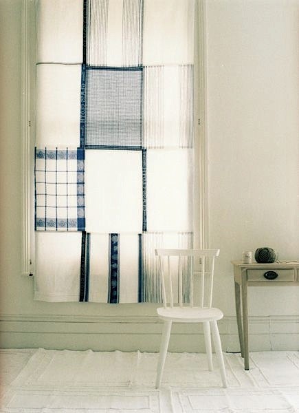 tea-towel-curtains-blue-white-remodelista