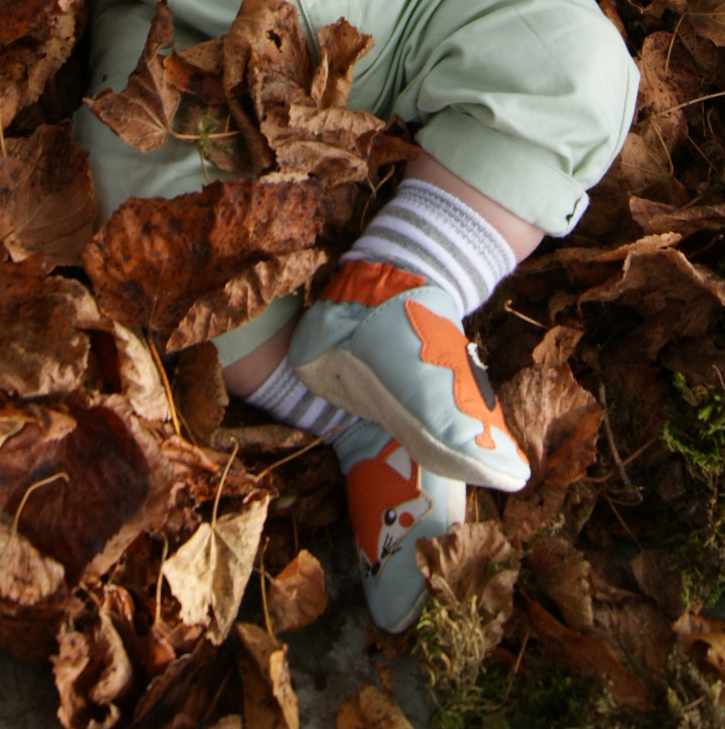 chaussons renard pour bébé