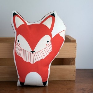 coussin renard Stacie Bloomfield