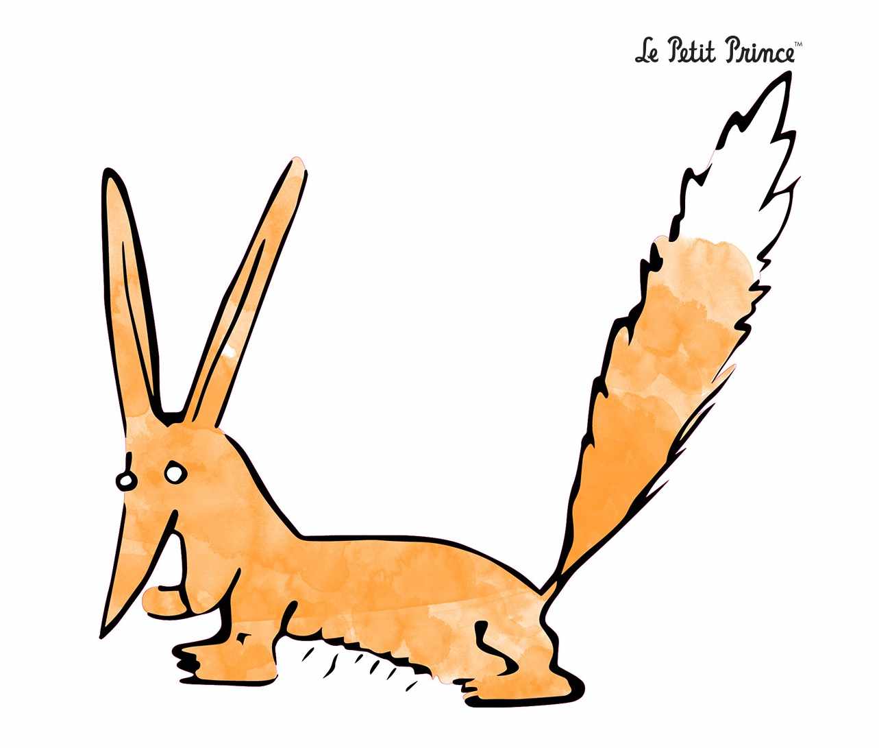 le-renard-aquarelle-stickers-le-petit-prince-chambre-enfant-Decominus
