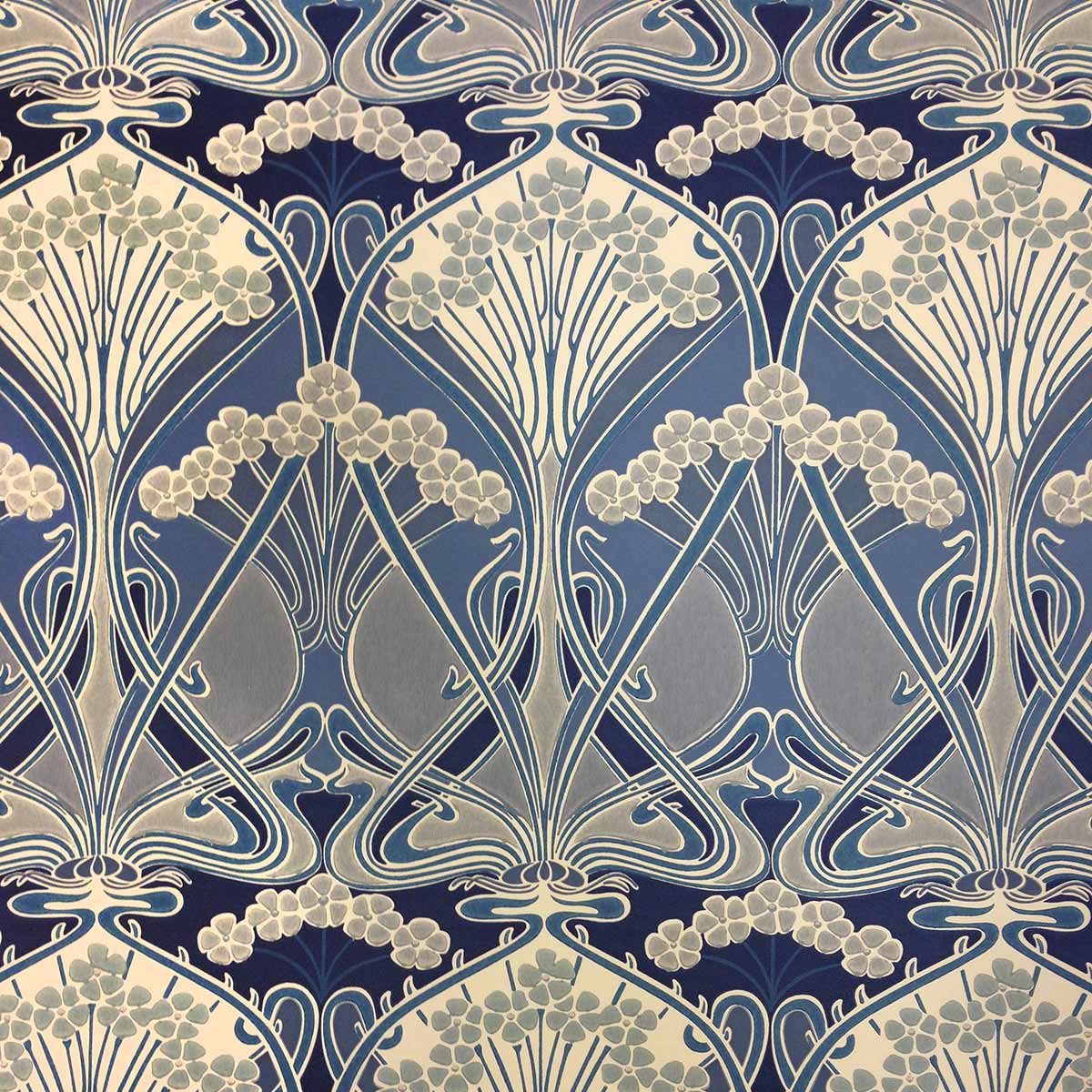 Impression « fleur bleue »