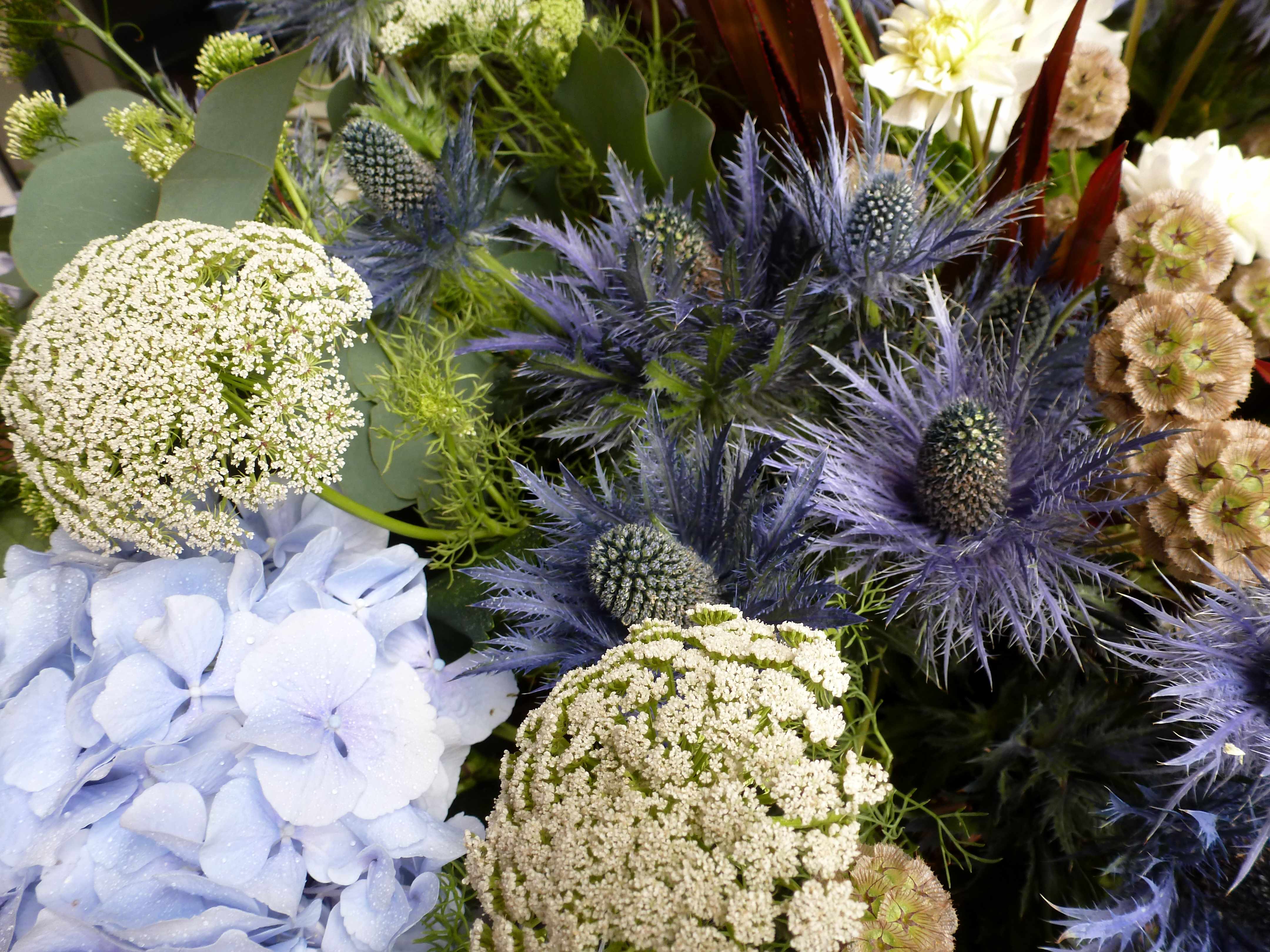 DECO mariage Marie bouquet bleu