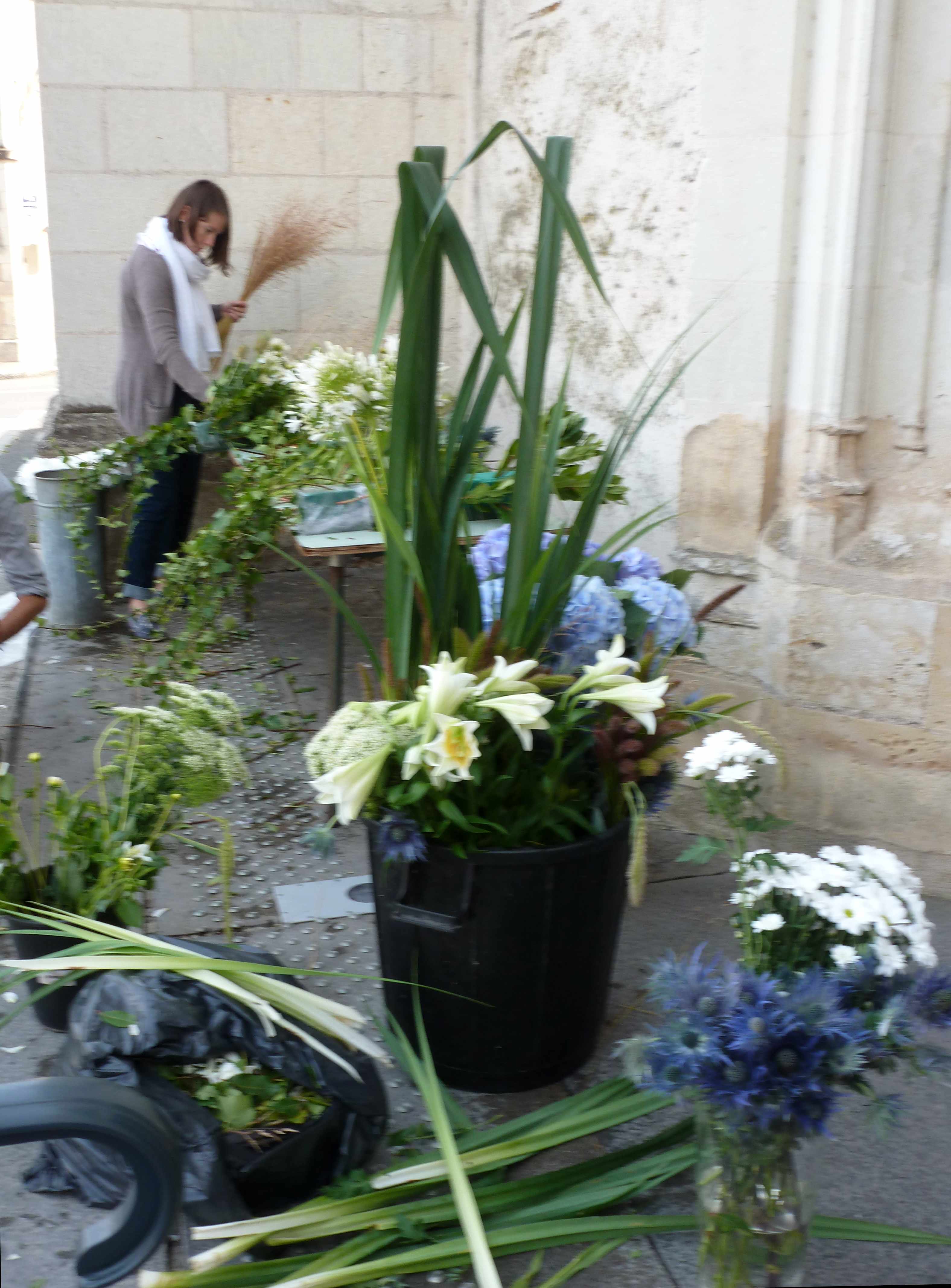 DECO mariage Marie Prep fleurs eglise