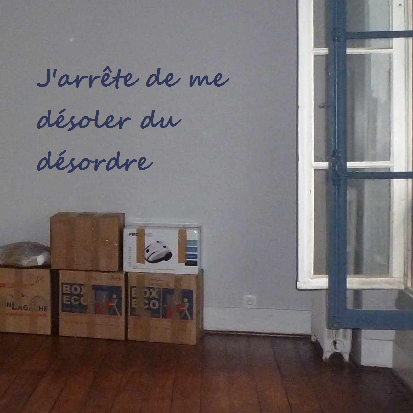 J arrete de me desoler du desordre