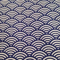 Tissu à motif japonais seigaiha Vagues Bleu Pinterest Etsy