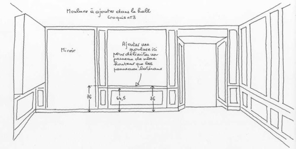 croquis_Atouslesetages_pose_moulures_hall