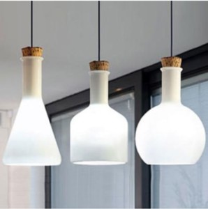 white_glass_bottle_pendant_light