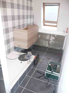 Travaux douche et double vasque Lille 2013