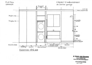 9 Vaucluse SDE et buanderie elevation sud