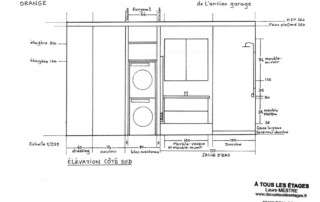 9 Vaucluse SDE et buanderie elevation sud